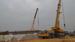 安陽西北繞城高速橋梁吊裝